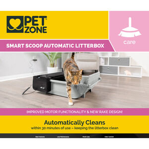 Brand New! Pet Zone Smart Scoop Self Cleaning Litter Box
